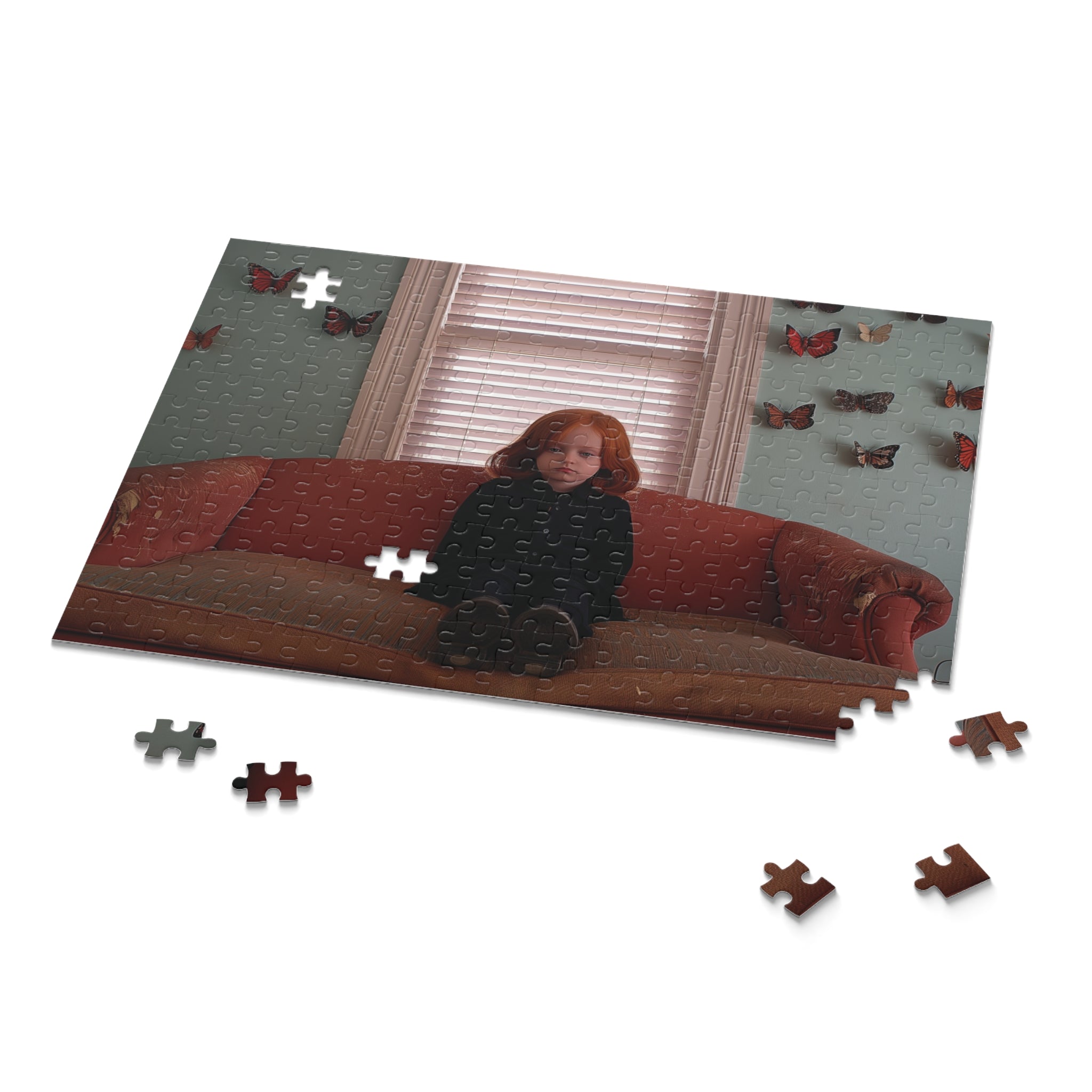 Puzzle — Moody Retro Portrait Jigsaw (120/252/500 Piece)