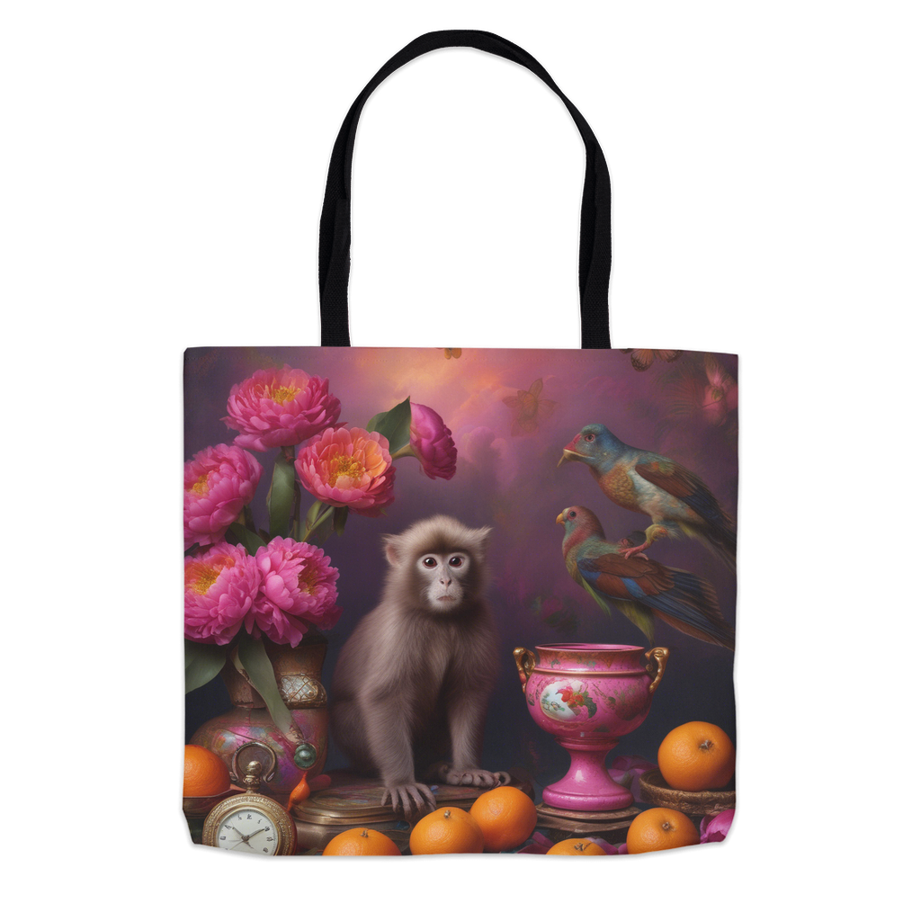 Purple Primate Tote Bags